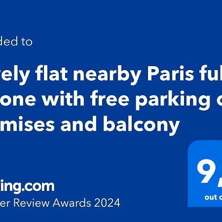 Lovely Flat Nearby Paris Fully Redone With Free Parking On Premises And Balcony Clichy Ngoại thất bức ảnh